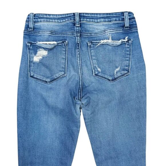 Altar'd State Distroyed Jeans Sz 28 Distressed Raw Hem - Picture 5 of 11